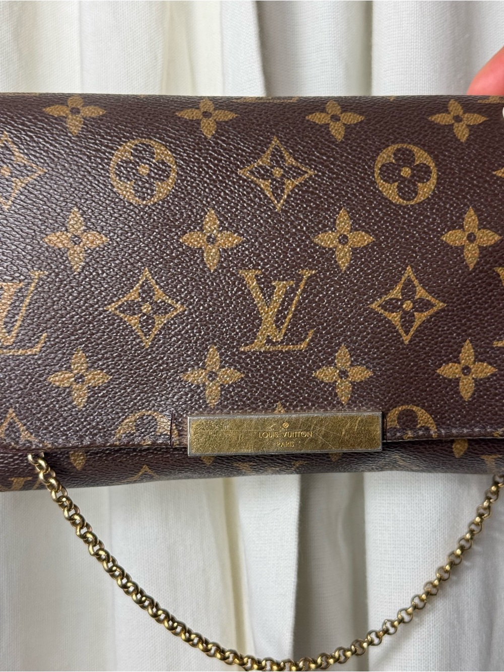 Y2K/90 Louis Vuitton Monogram Favorite PM Mini Clutch Shoulder Bag COA Crossbody - Picture 16 of 16
